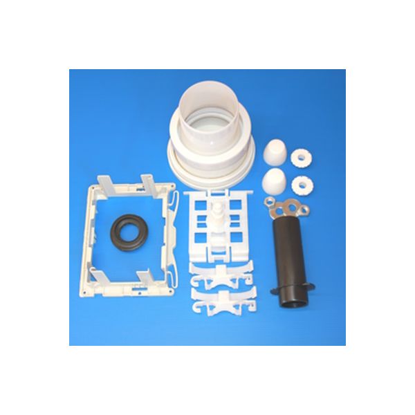 Pack bati-support compact WIRQUIN + plaque blanche + kit de liaison