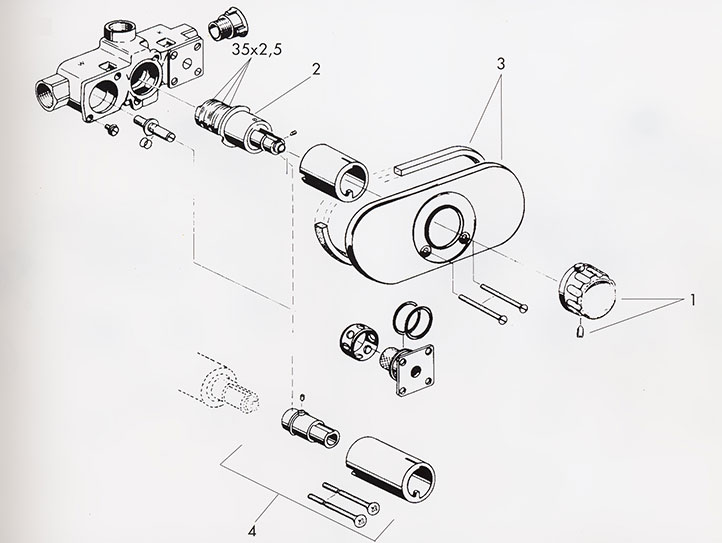 Cartouche Mitigeur Encastre