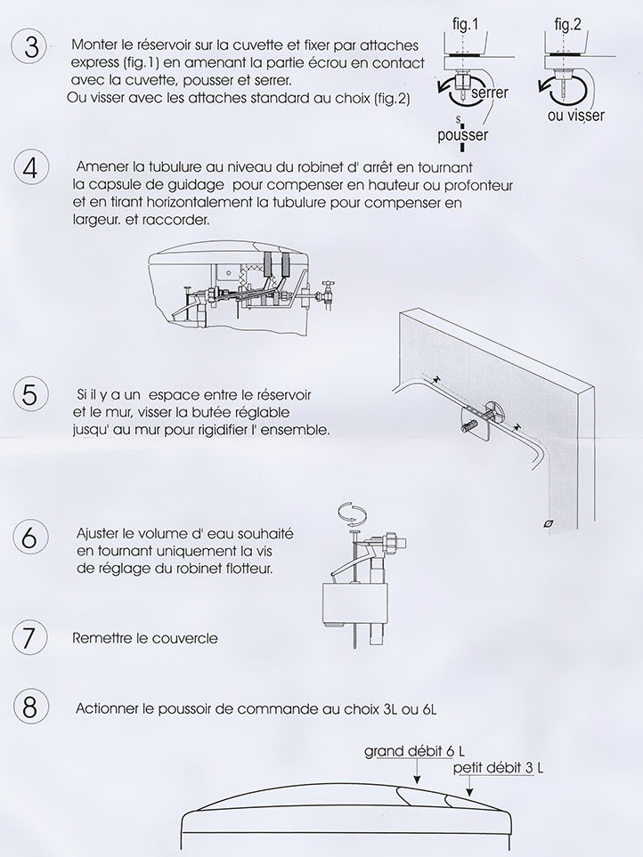 Cartouche Reservoir WC 2